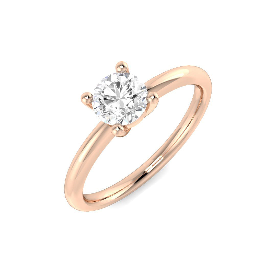 Engagement Diamond Ring 0.67ct – SR4314 – 18k Rose Gold