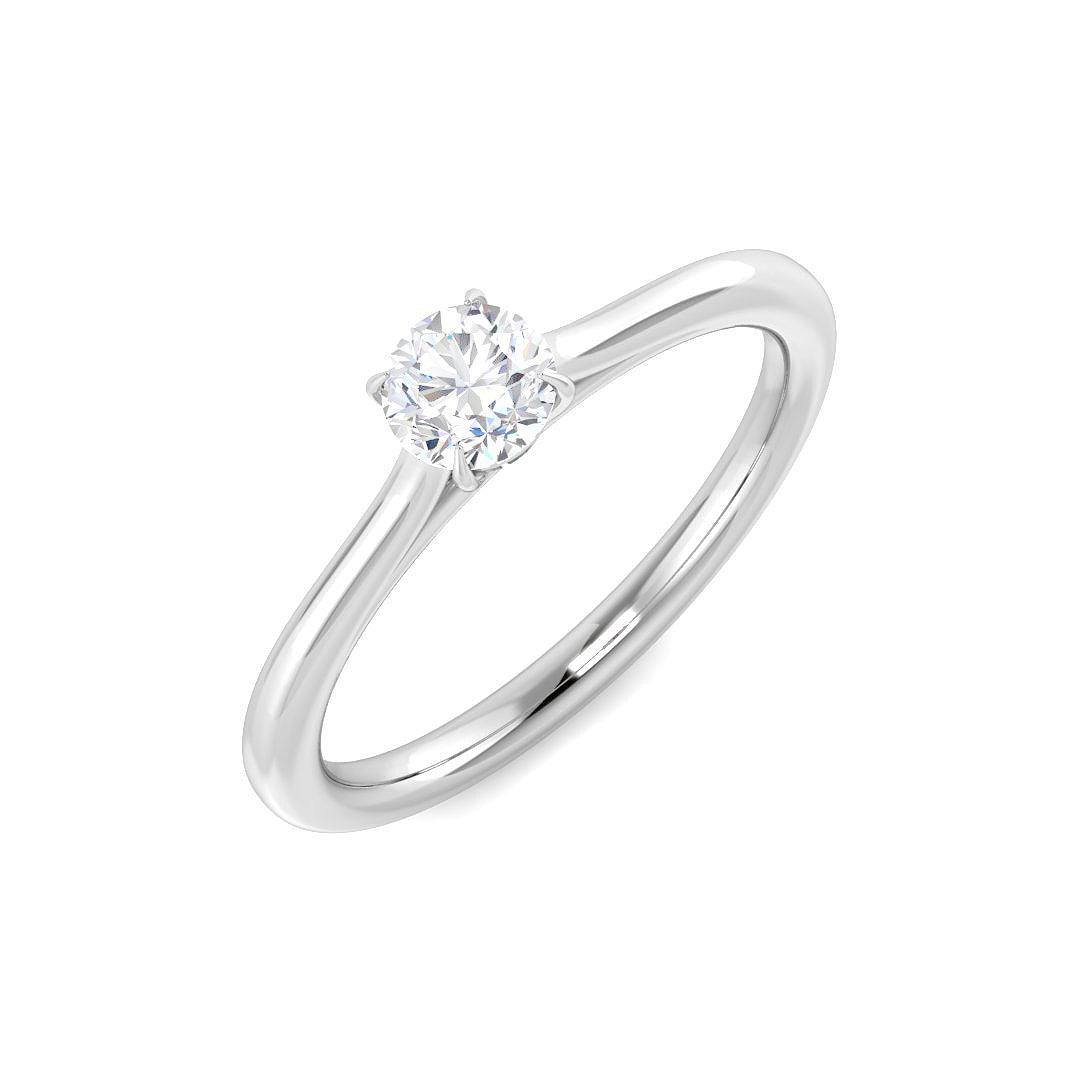 Engagement Diamond Ring 0.3ct – SR4355 – 18k White Gold