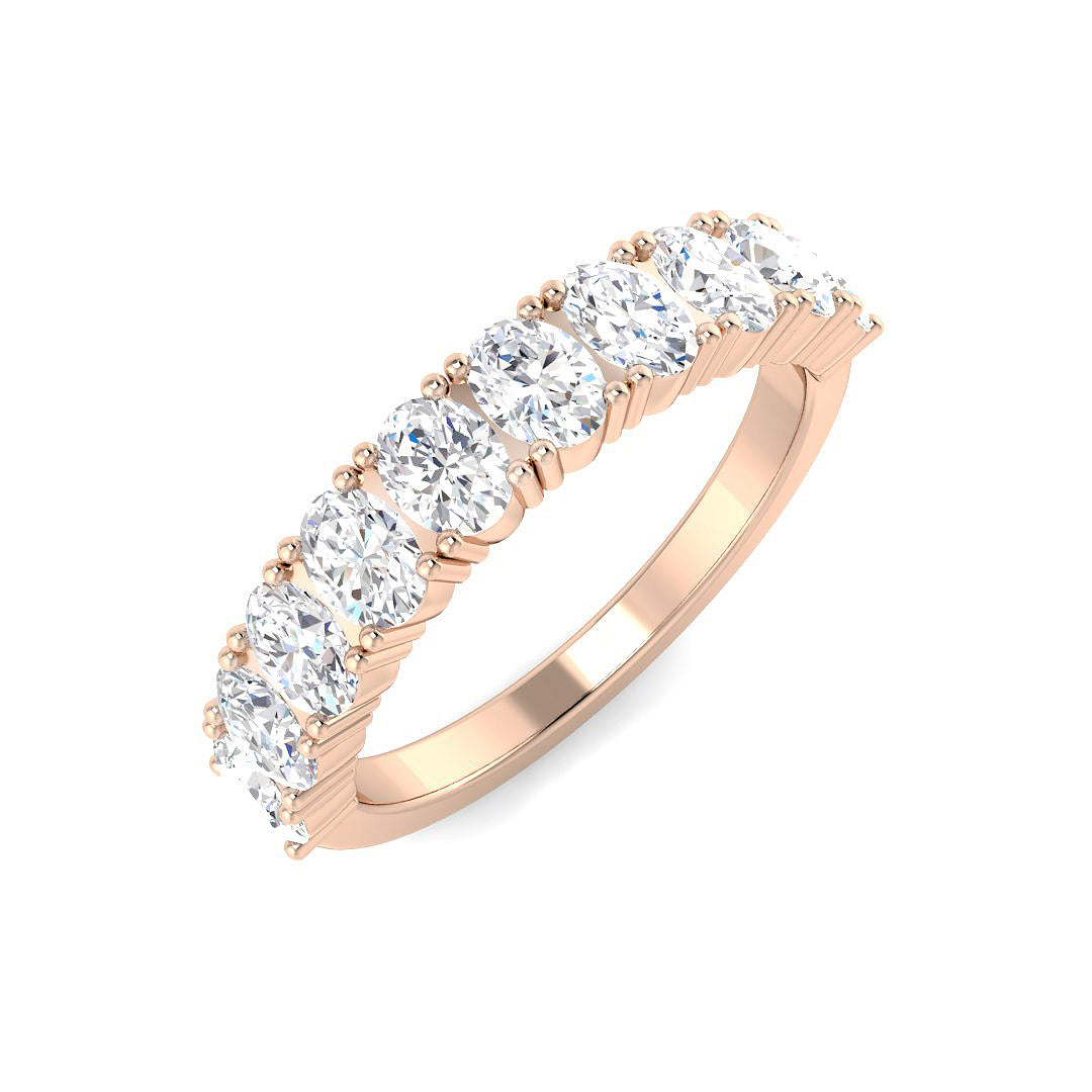 Multi Stone Diamond Ring 1.44ct–2.02ct – SR4380 – 18k Rose Gold