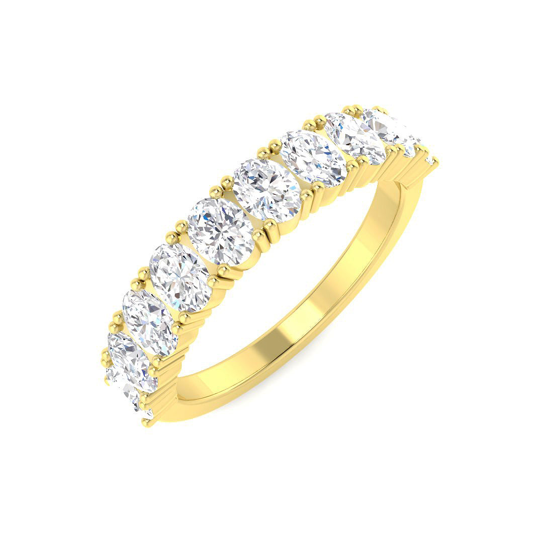 Multi Stone Diamond Ring 1.44ct–2.02ct – SR4380 – 18k Yellow Gold