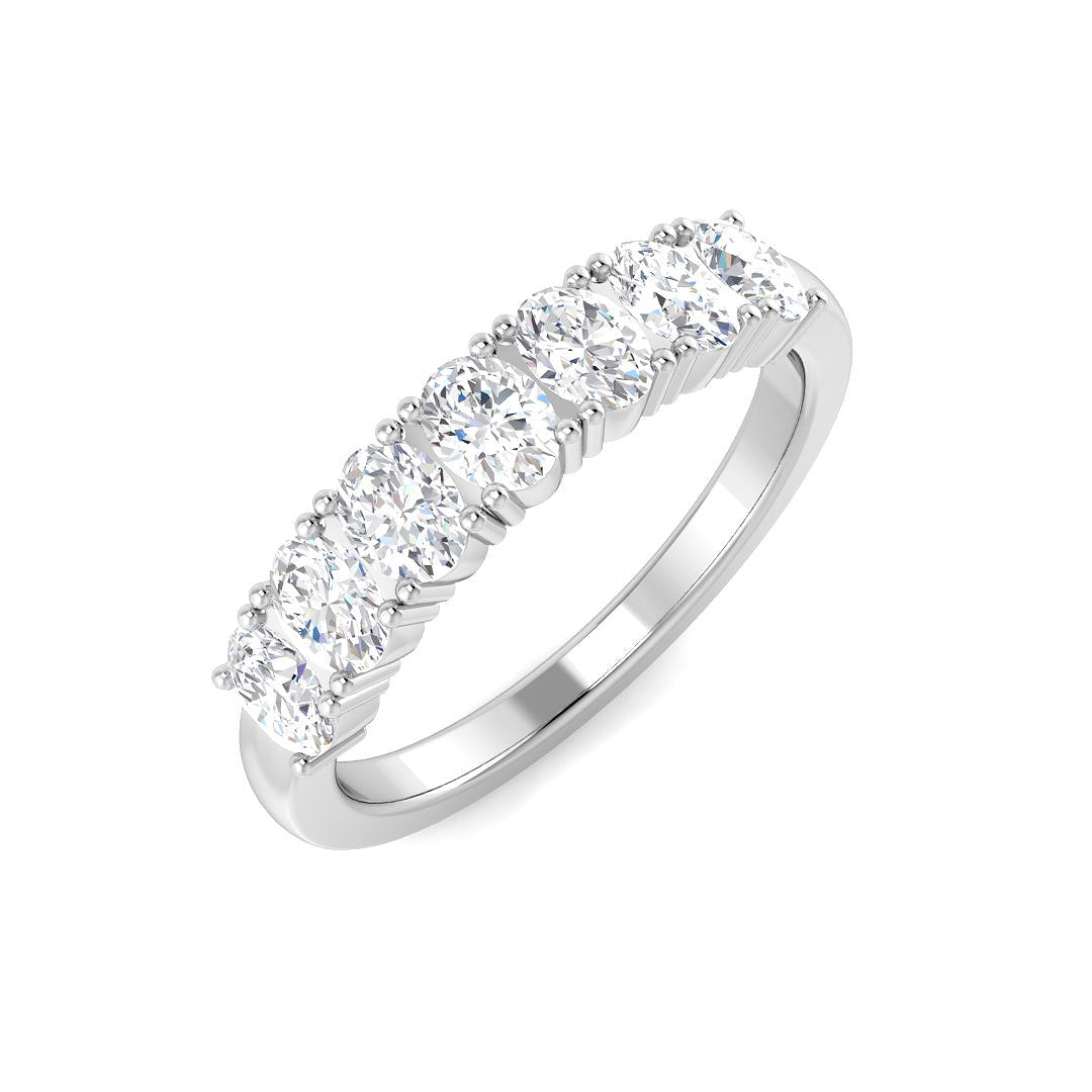 Multi Stone Diamond Ring 1.05ct–1.57ct – SR4383 – 18k White Gold
