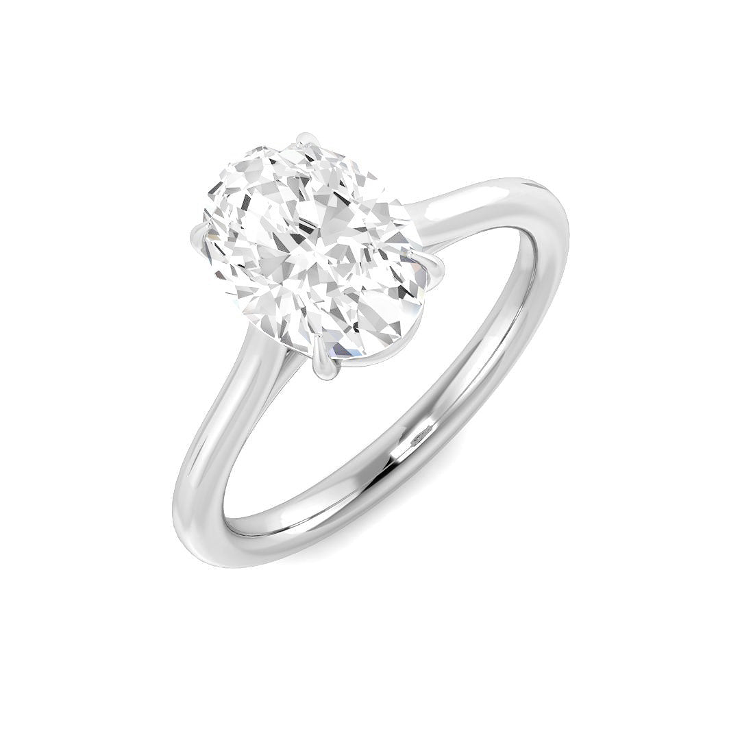 Engagement Diamond Ring 0.23ct–5.0ct – SR1593 – 18k White Gold