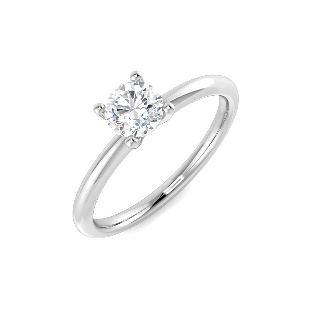 Engagement Lab-Grown Diamond Ring 0.5ct – SR4457-5 – 18k White Gold