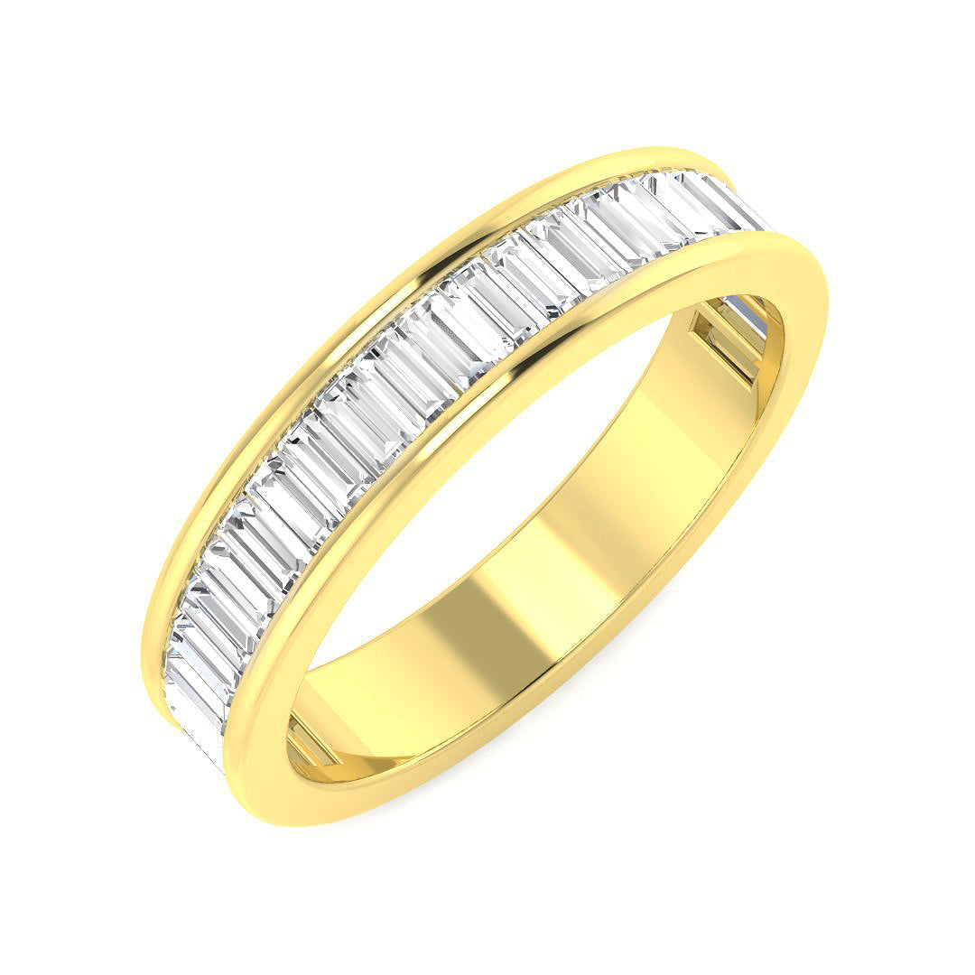 Half Eternity Diamond Ring 0.69ct–1.9ct – SR2866 – 18k Yellow Gold