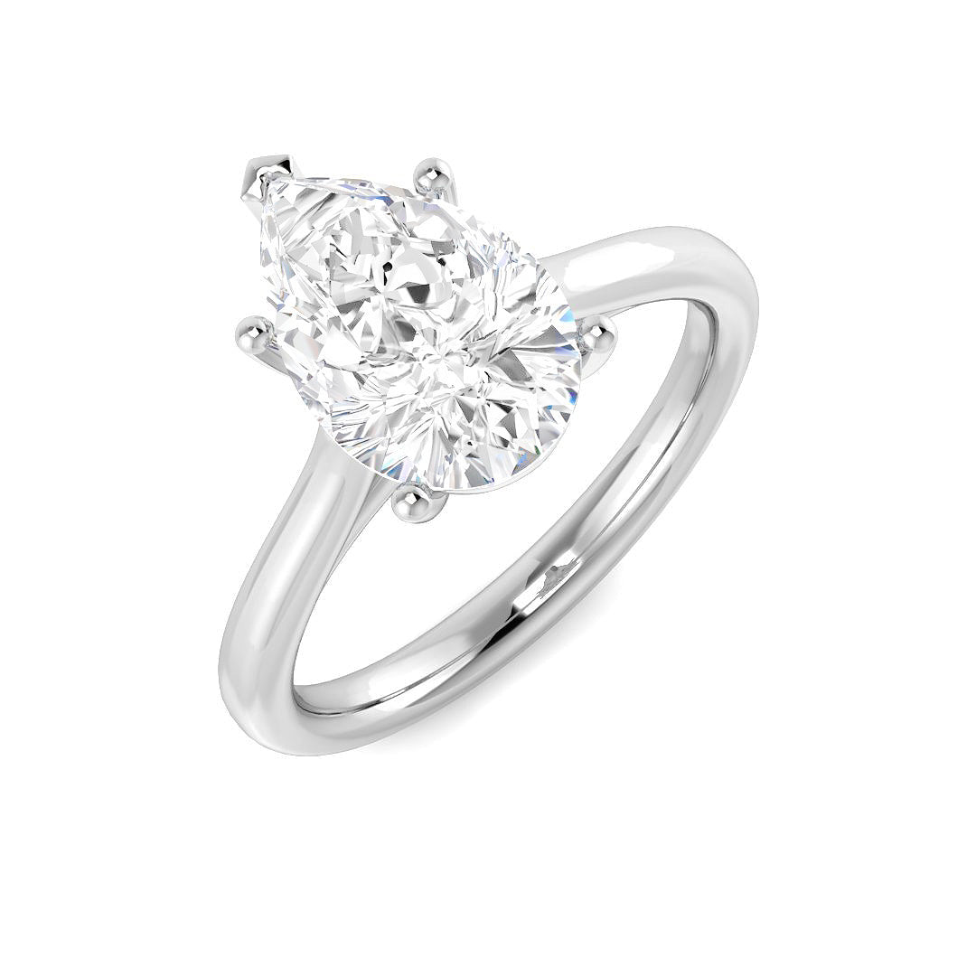 Engagement Lab-Grown Diamond Ring 2.01ct–2.06ct – SR4640 – 18k White Gold