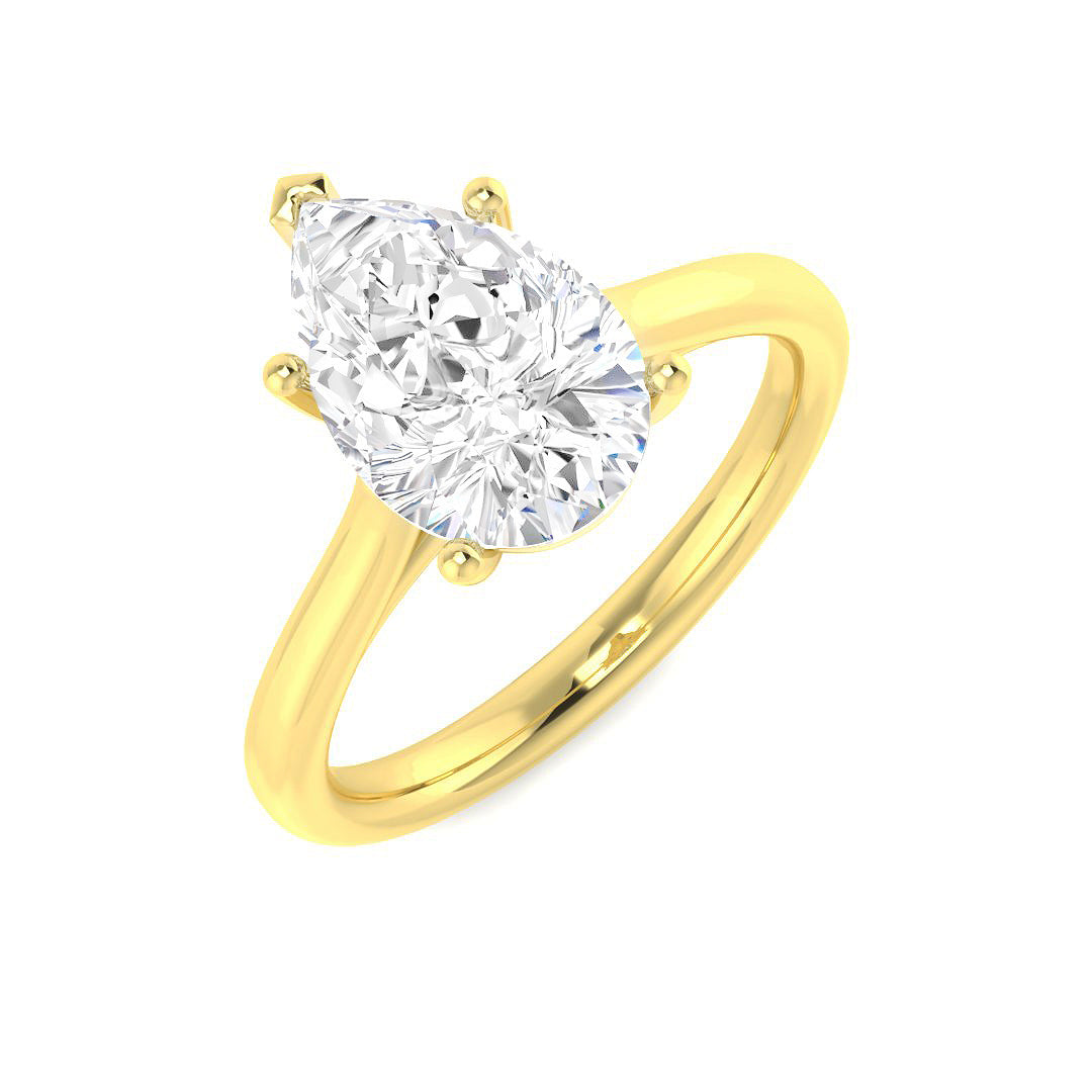 Engagement Lab-Grown Diamond Ring 2.01ct–2.06ct – SR4640 – 18k Yellow Gold