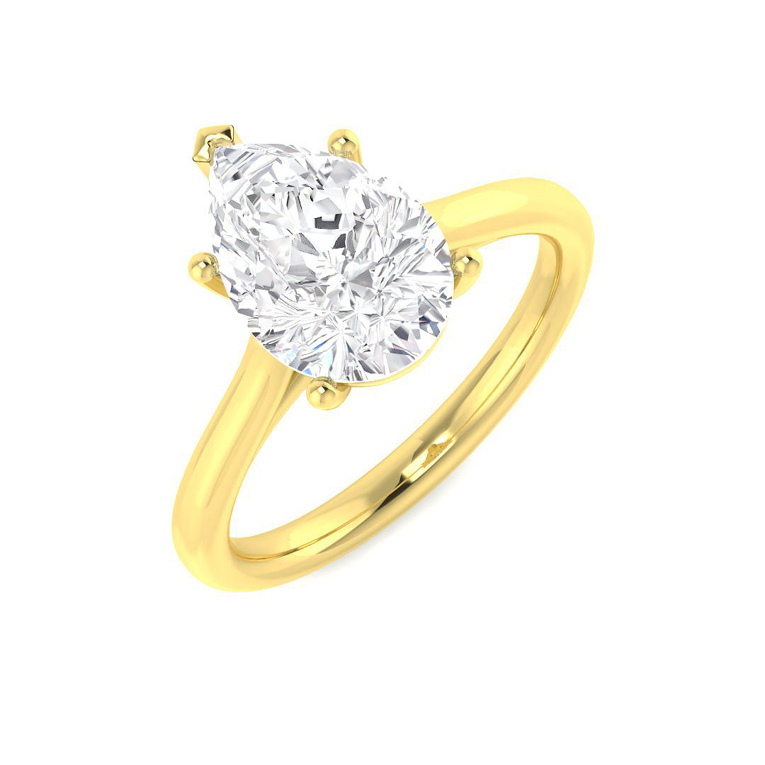Engagement Lab-Grown Diamond Ring 2.01ct–2.06ct – SR4640 – 18k Yellow Gold