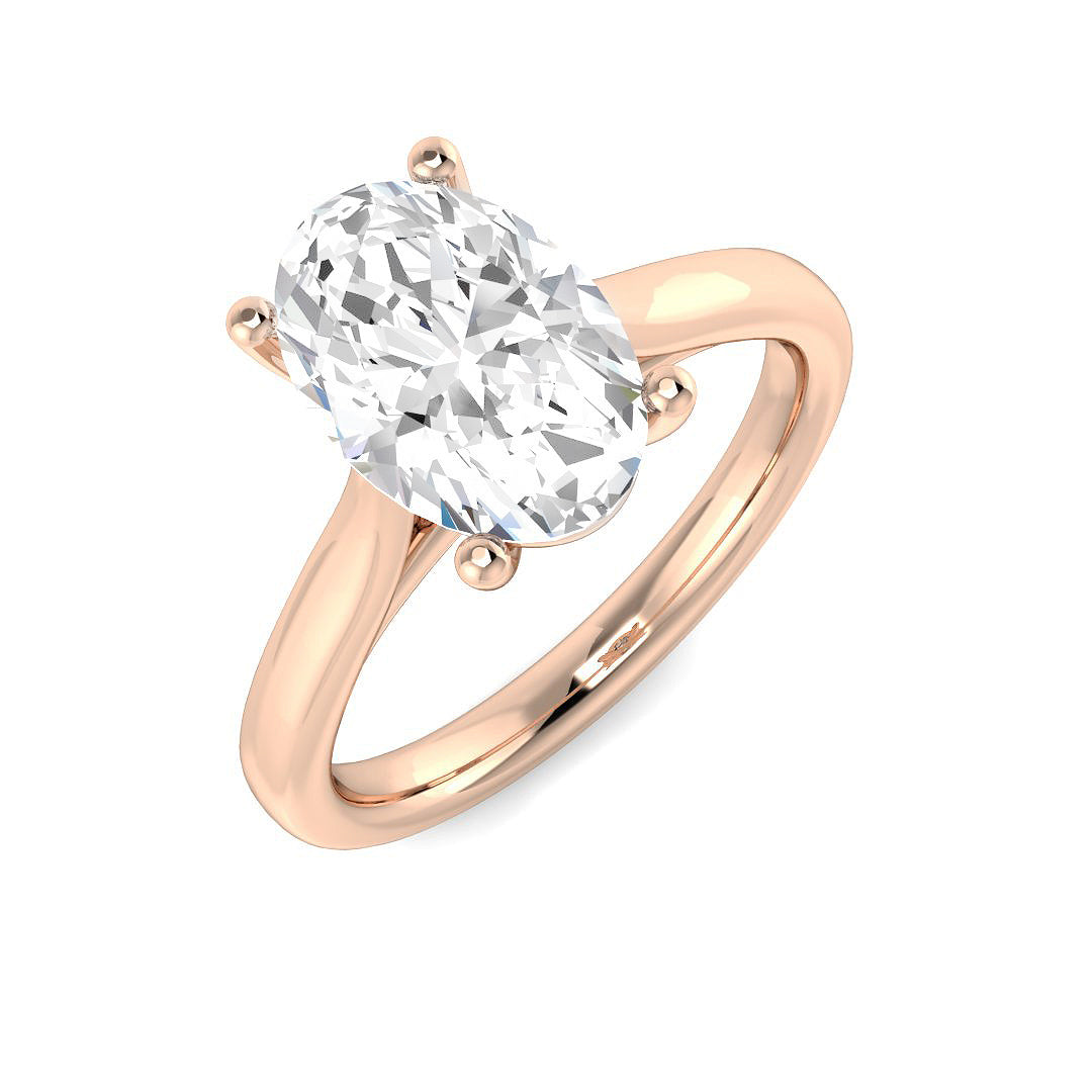 Engagement Lab-Grown Diamond Ring 2.02ct – SR4686 – 18k Rose Gold