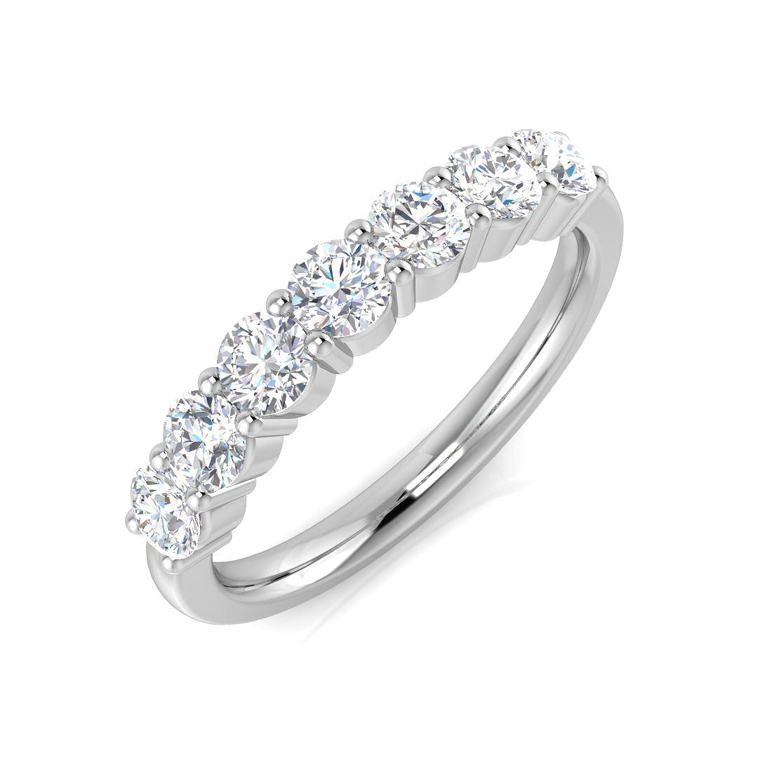 Multi Stone Diamond Ring 0.37ct–2.02ct – SR542 – 18k White Gold