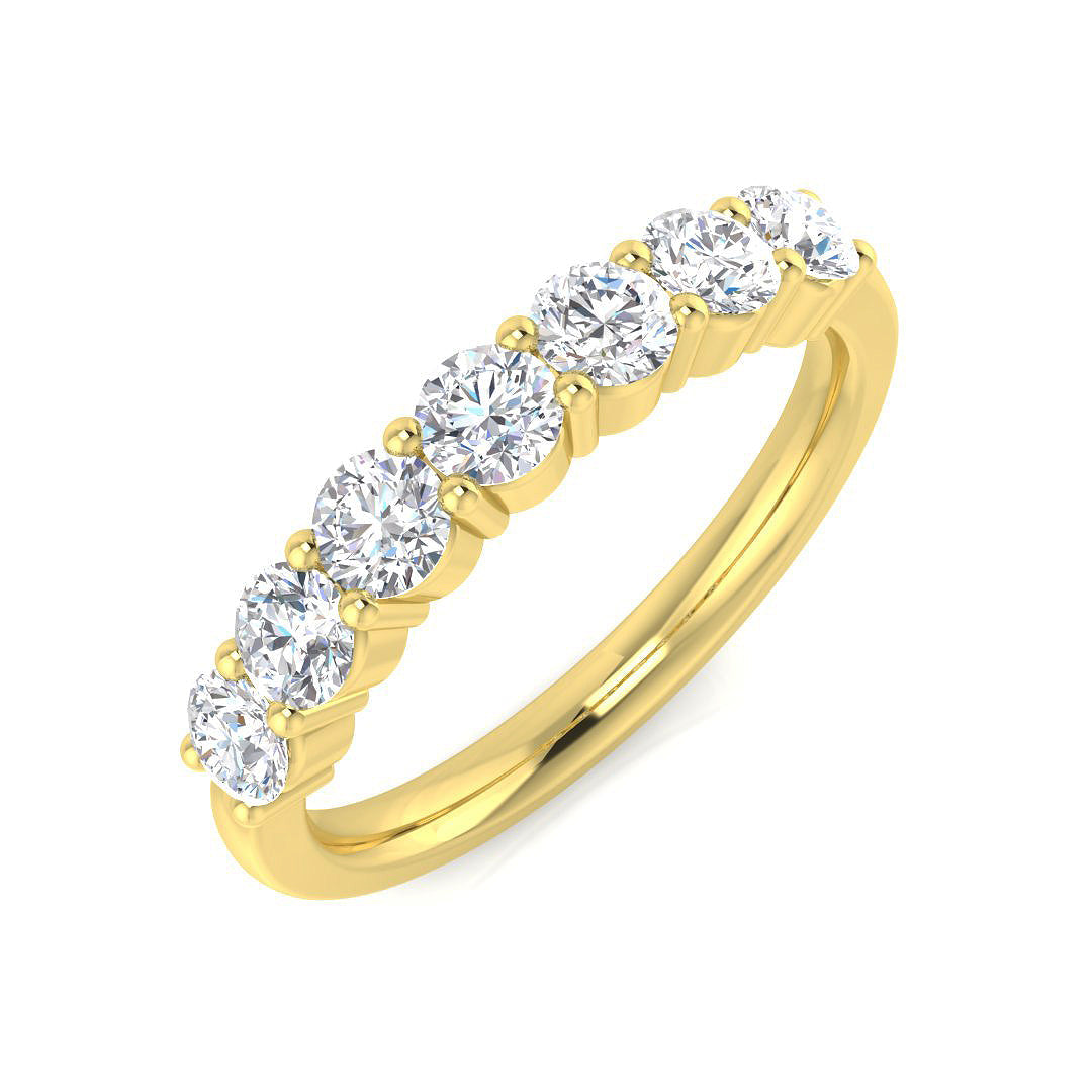 Multi Stone Diamond Ring 0.37ct–2.02ct – SR542 – 18k Yellow Gold