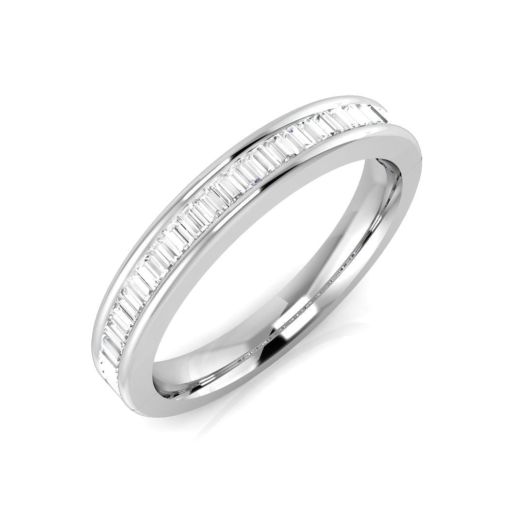 Half Eternity Diamond Ring 0.44ct–1.34ct – SR682 – 18k White Gold