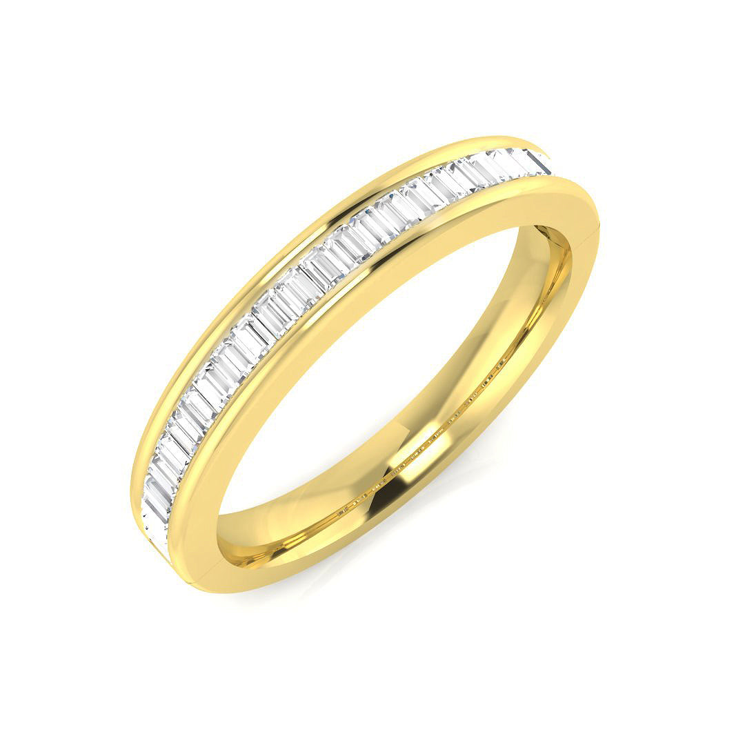 Half Eternity Diamond Ring 0.44ct–1.34ct – SR682 – 18k Yellow Gold