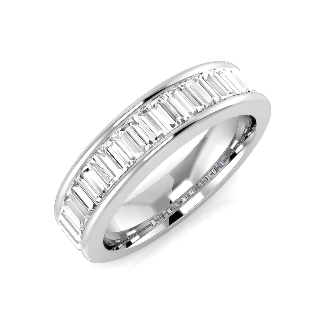 Half Eternity Diamond Ring 0.44ct–1.34ct – SR682 – 18k White Gold