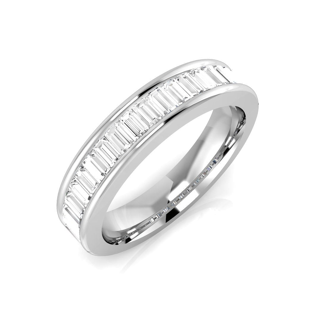 Half Eternity Diamond Ring 0.44ct–1.34ct – SR682 – 18k White Gold