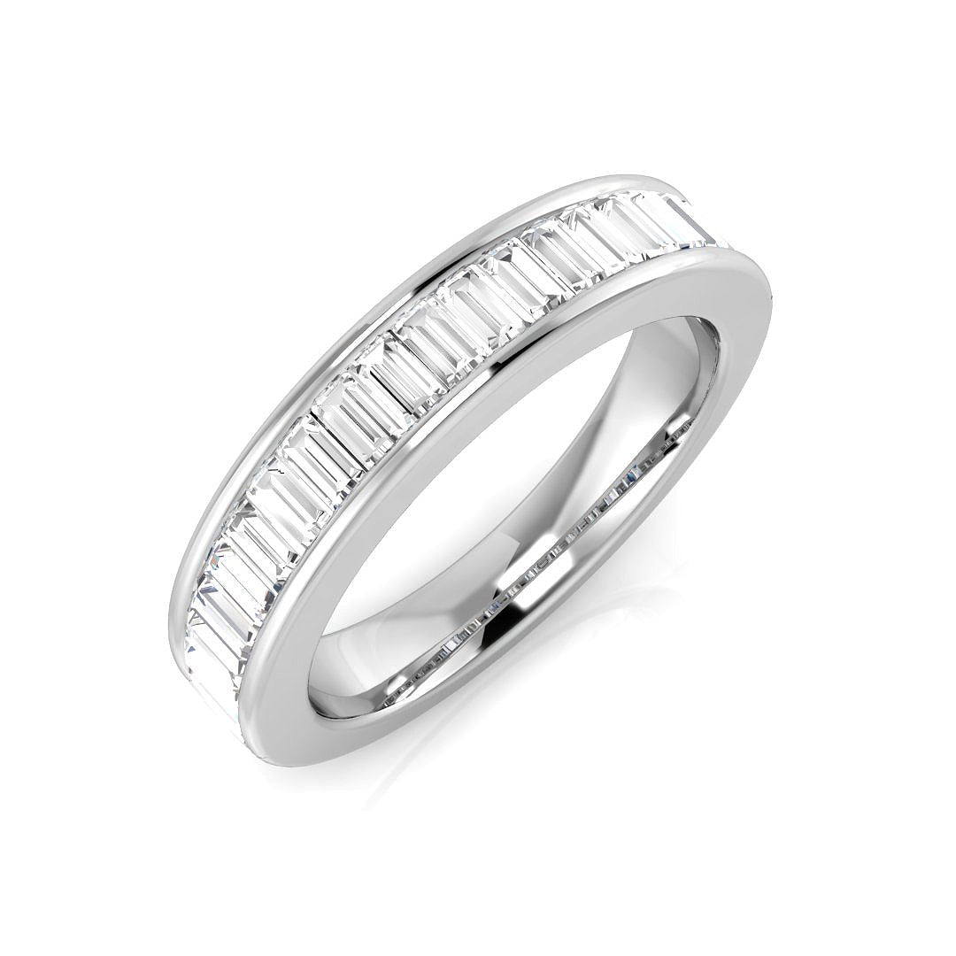 Half Eternity Diamond Ring 0.44ct–1.34ct – SR682 – 18k White Gold