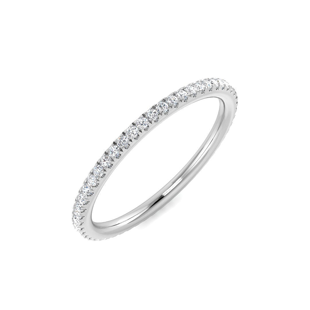 Full Eternity Diamond Ring 0.2ct–4.15ct – SR512 – 18k White Gold