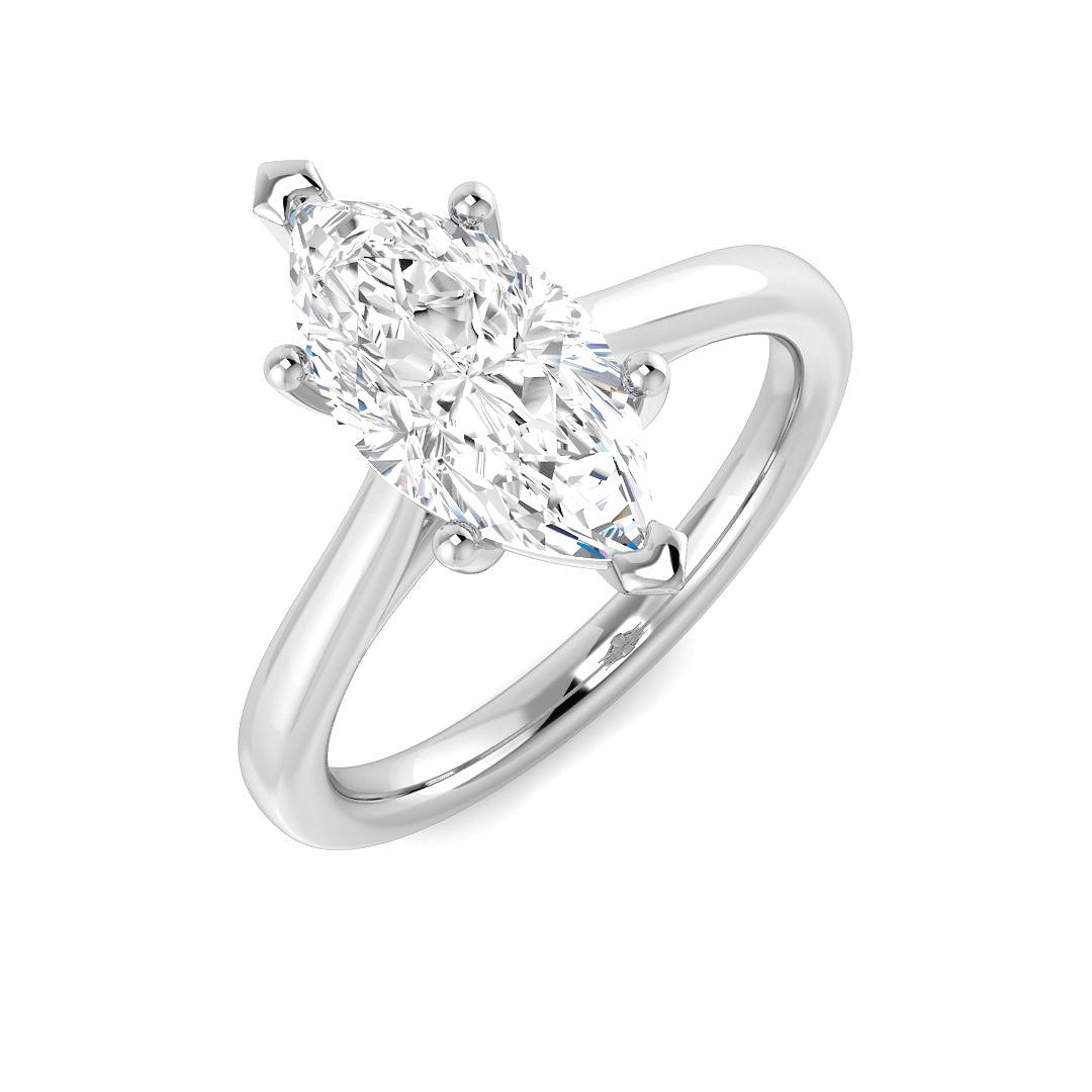 Engagement Lab-Grown Diamond Ring 1.72ct – SR796 – 18k White Gold