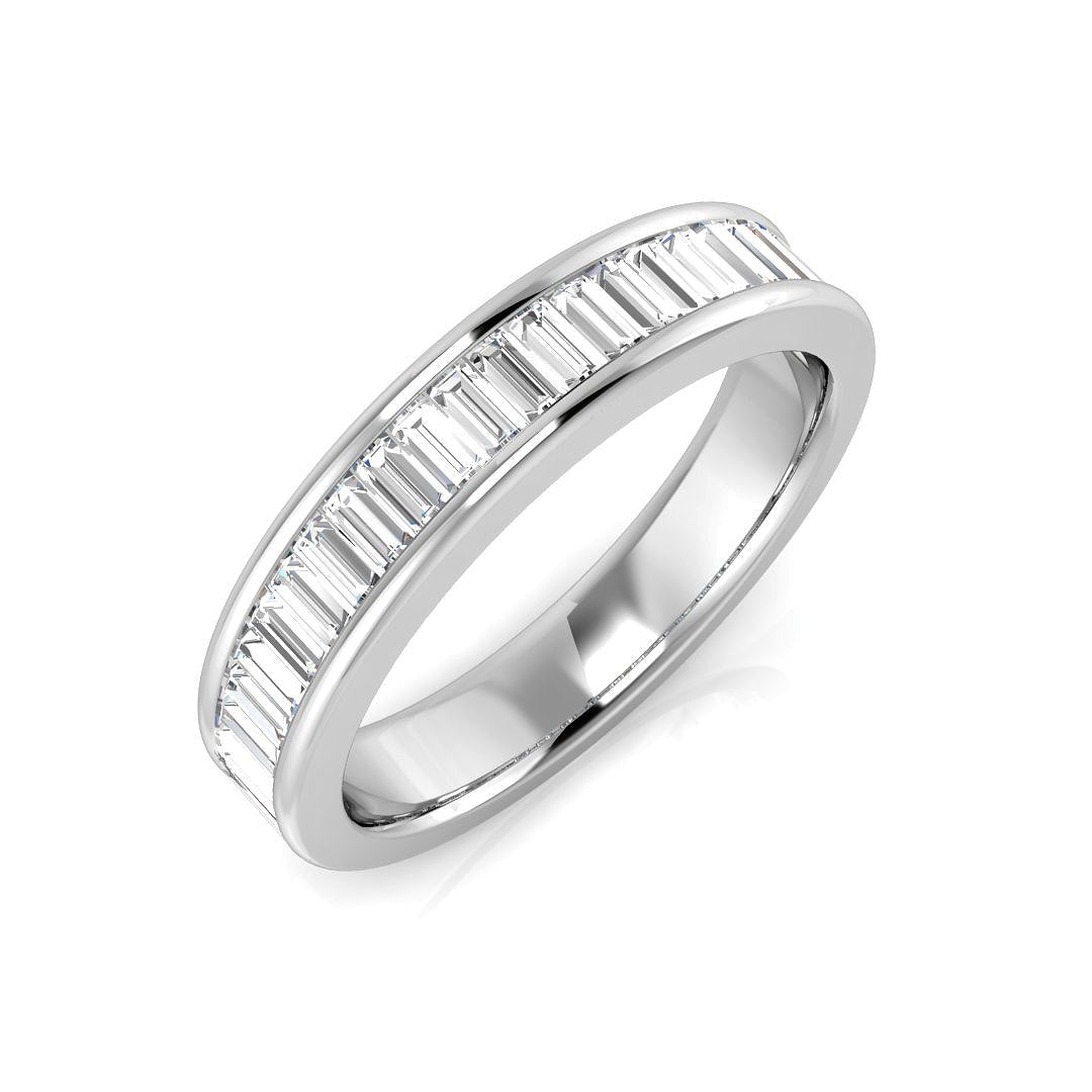 Half Eternity Diamond Ring 0.44ct–1.34ct – SR682 – 18k White Gold