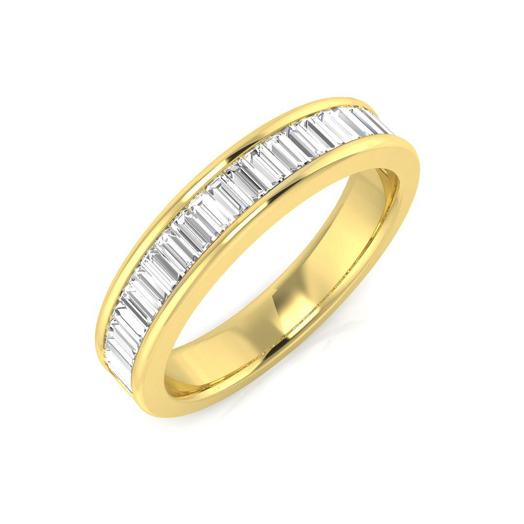 Half Eternity Diamond Ring 0.44ct–1.34ct – SR682 – 18k Yellow Gold