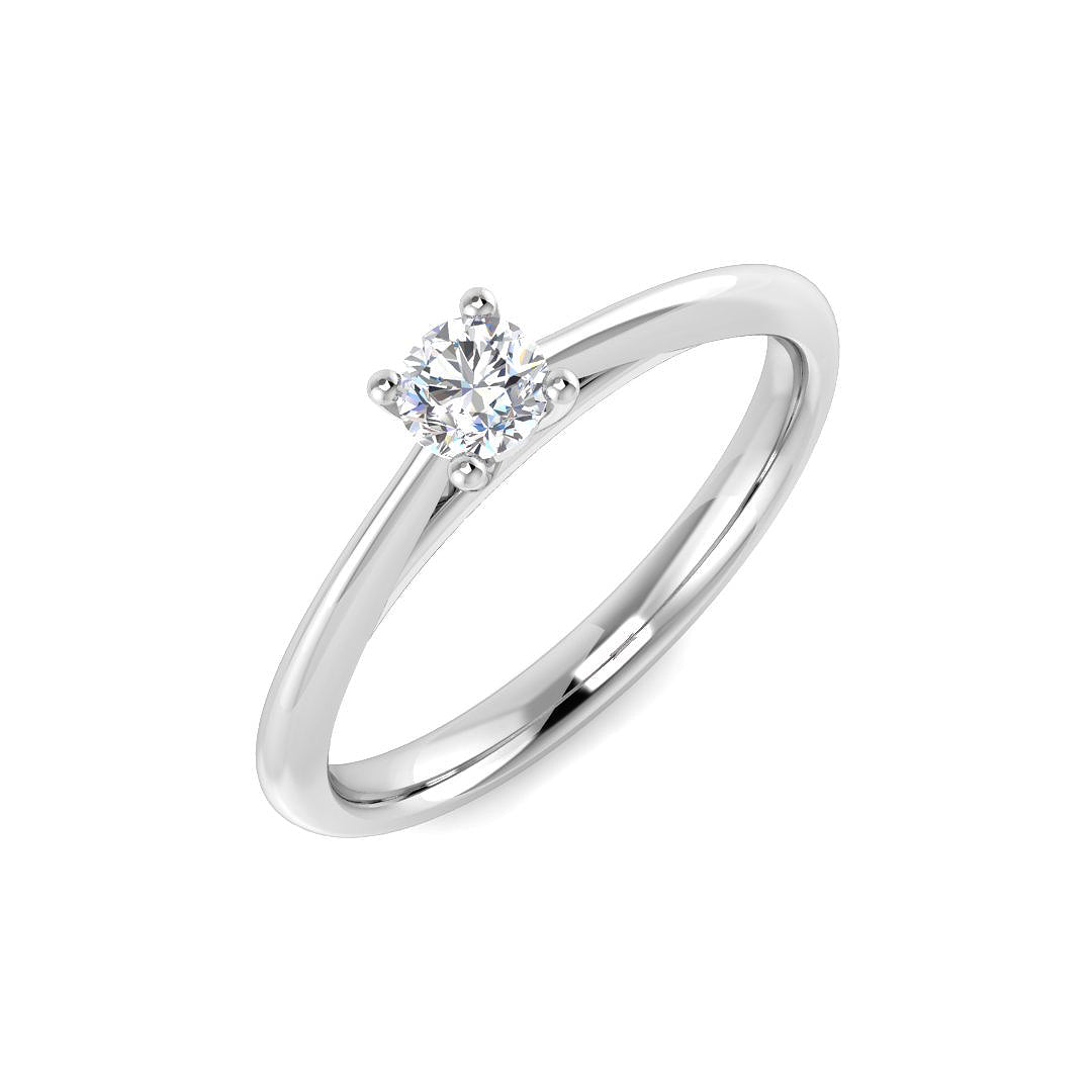 Engagement Diamond Ring 0.18ct – SR964-3.7 – 18k White Gold
