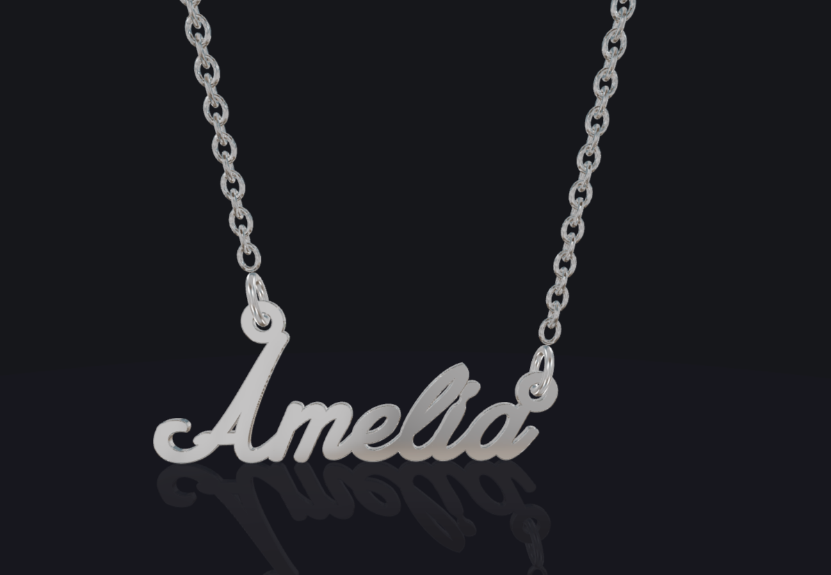 Bespoke Name Necklace by Noir Flare – view 7