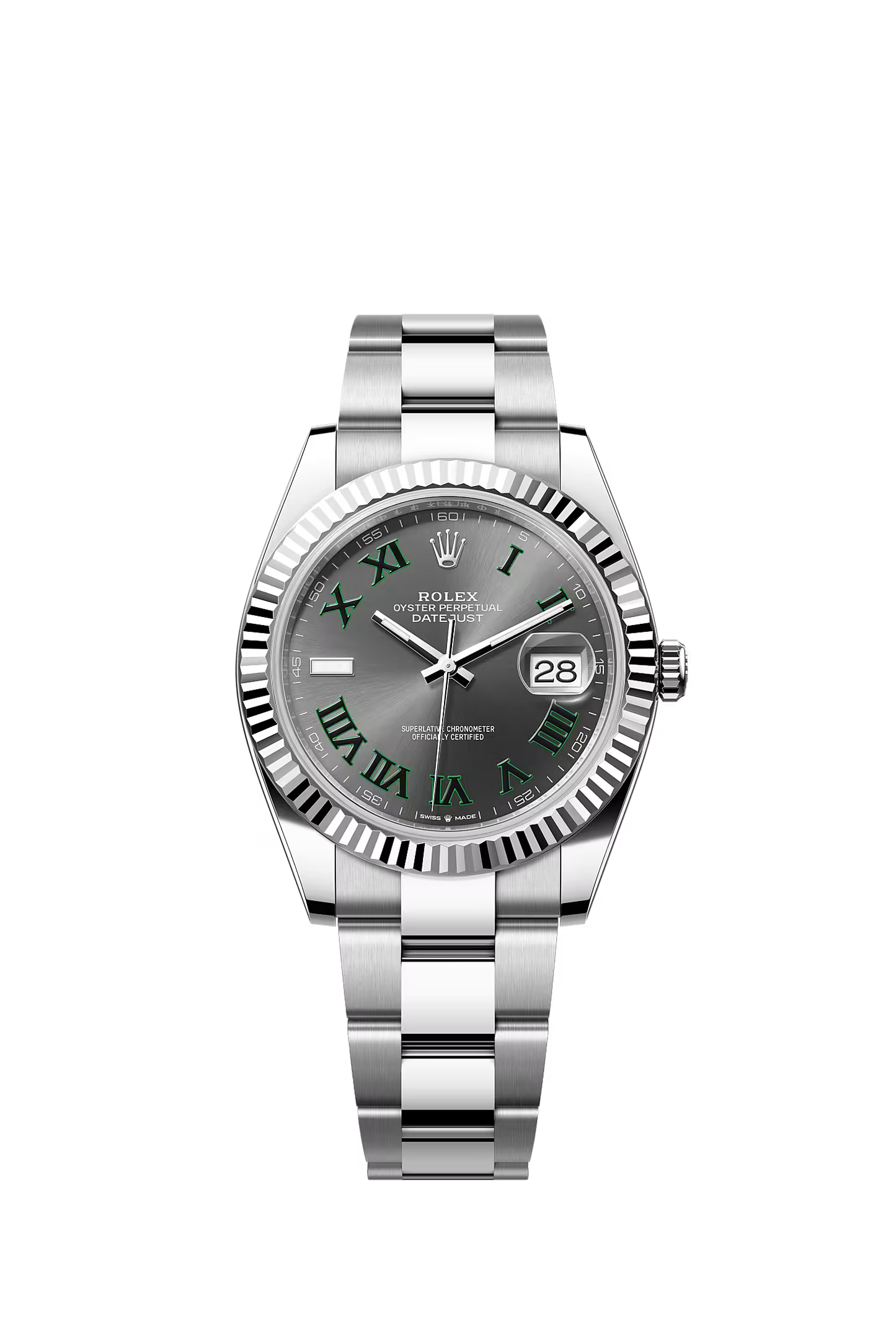 Rolex Datejust 41 126334 — Wimbledon Green Dial, Oyster