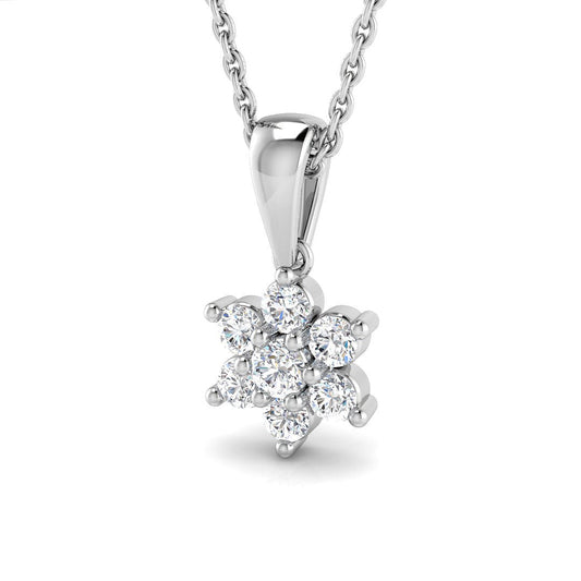 Cluster Diamond Ring 0.26ct–1.47ct – XYP1626 – 18k White Gold