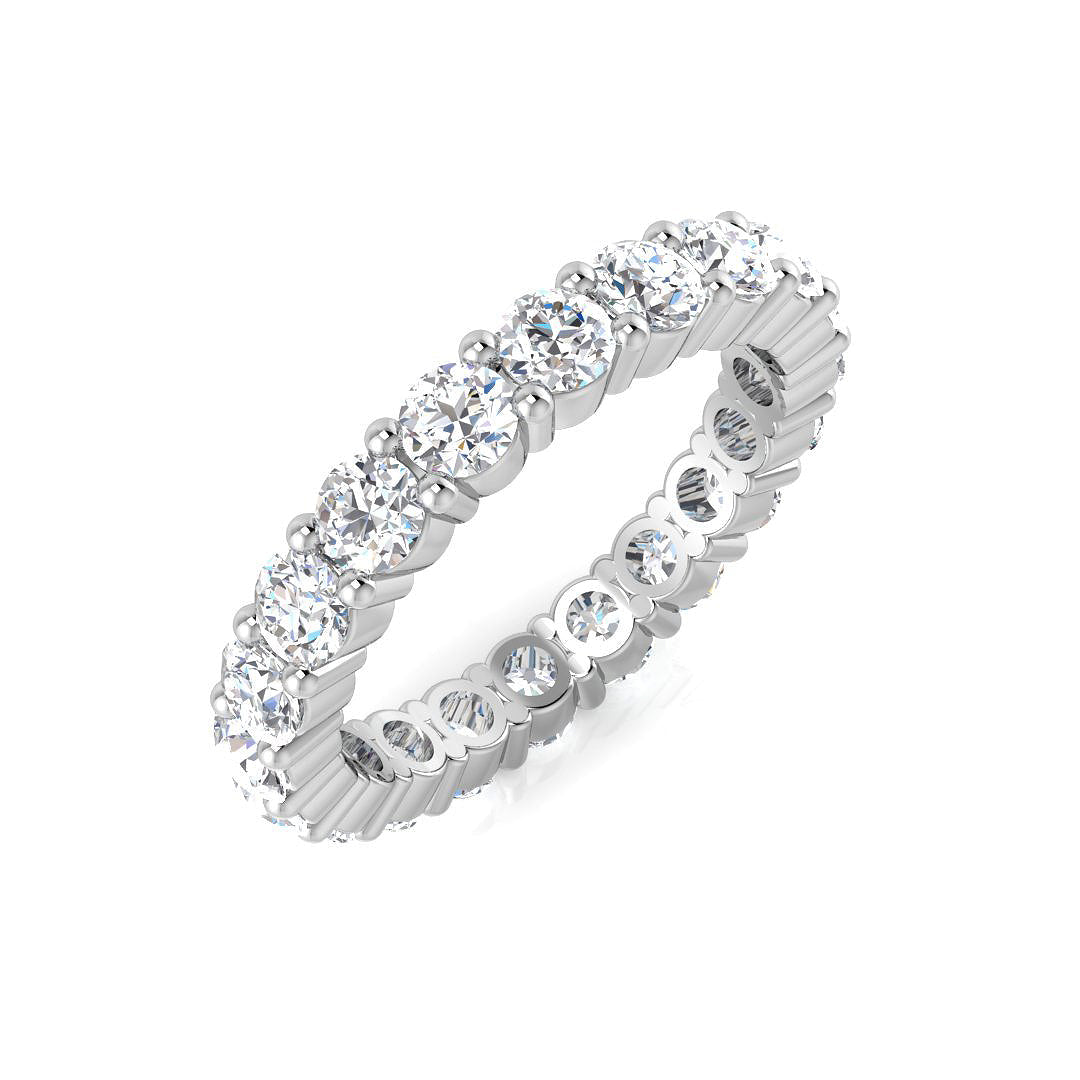 Full Eternity Diamond Ring 0.53ct–3.53ct – BJR0378 – 18k White Gold