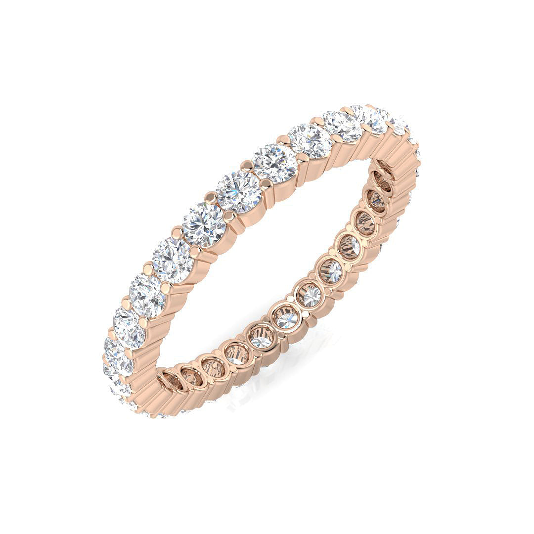 Full Eternity Diamond Ring 0.53ct–3.53ct – BJR0378 – 18k Rose Gold