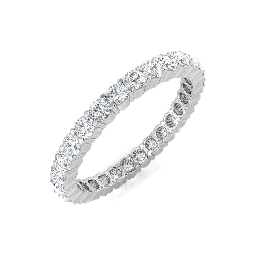 Full Eternity Diamond Ring 0.53ct–3.53ct – BJR0378 – 18k White Gold