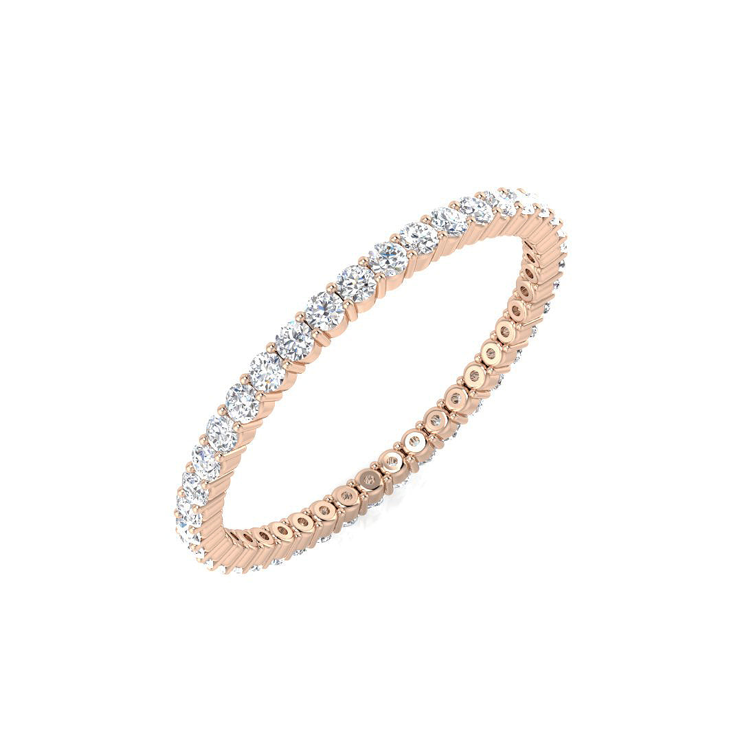 Full Eternity Diamond Ring 0.53ct–3.53ct – BJR0378 – 18k Rose Gold