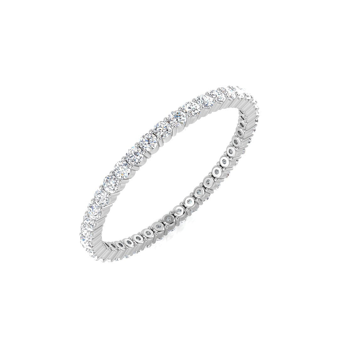 Full Eternity Diamond Ring 0.53ct–3.53ct – BJR0378 – 18k White Gold