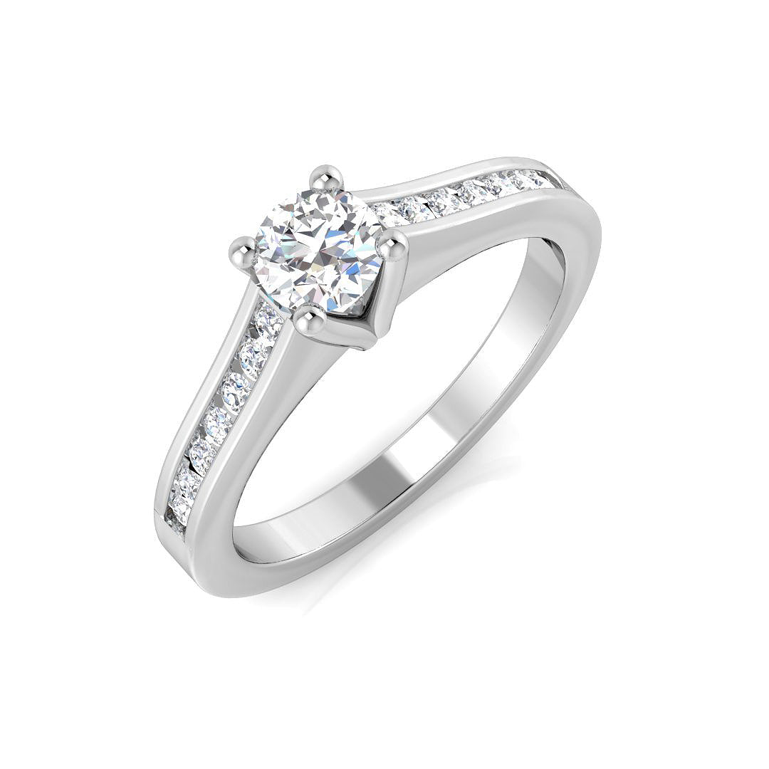 Engagement Diamond Ring 0.25ct–0.5ct – XYR10733 – 18k White Gold