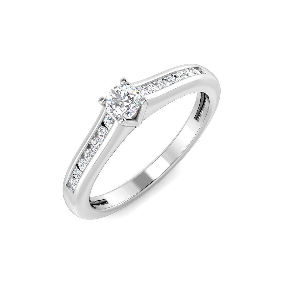 Engagement Diamond Ring 0.25ct–0.5ct – XYR10733 – 18k White Gold