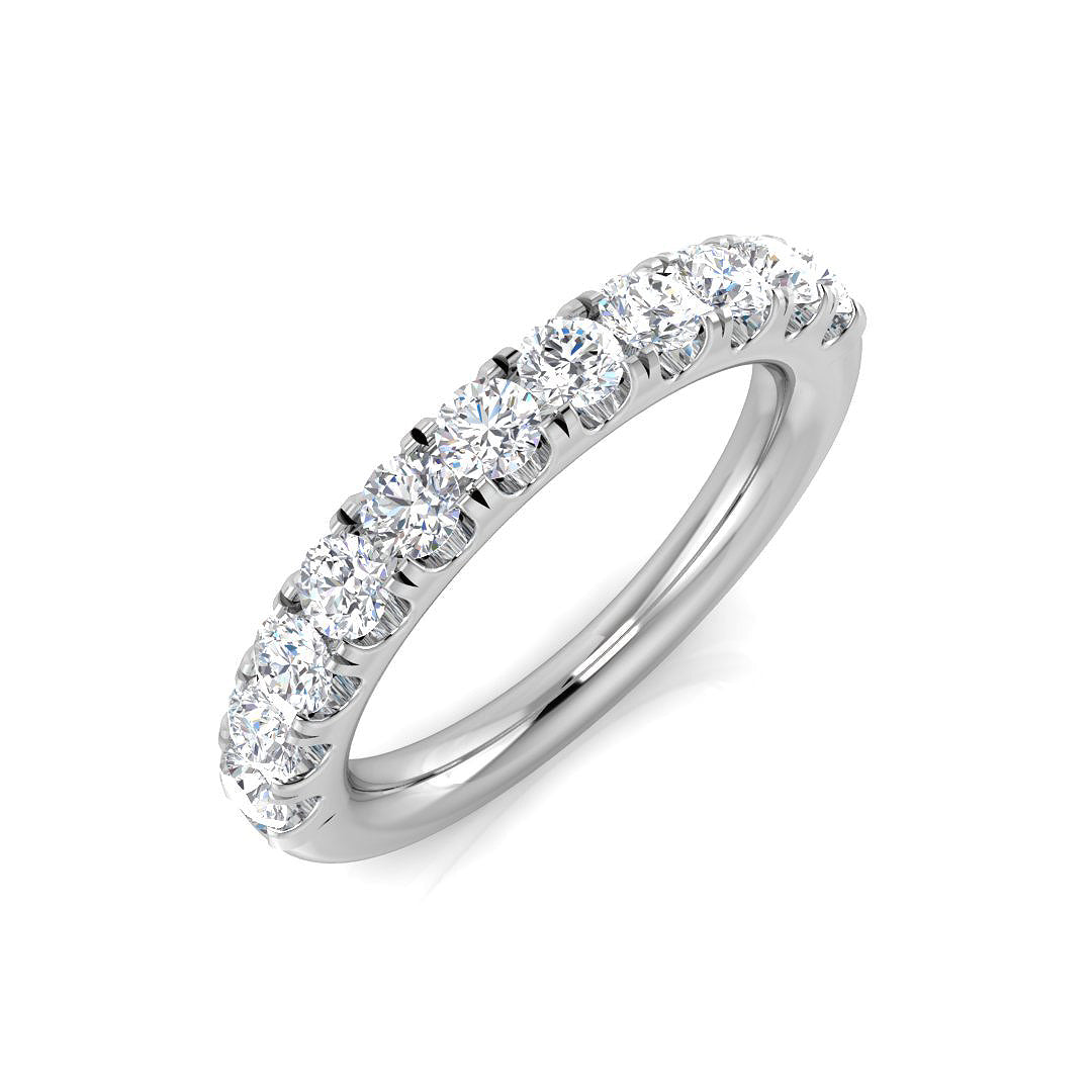 Half Eternity Diamond Ring 0.14ct–2.18ct – SR4962 – 18k White Gold