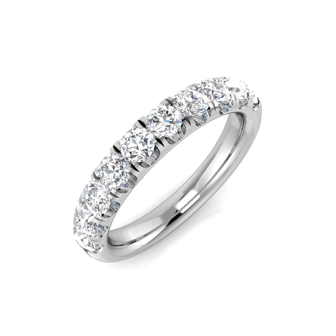 Half Eternity Diamond Ring 1.03ct – XYR11331 – 18k White Gold