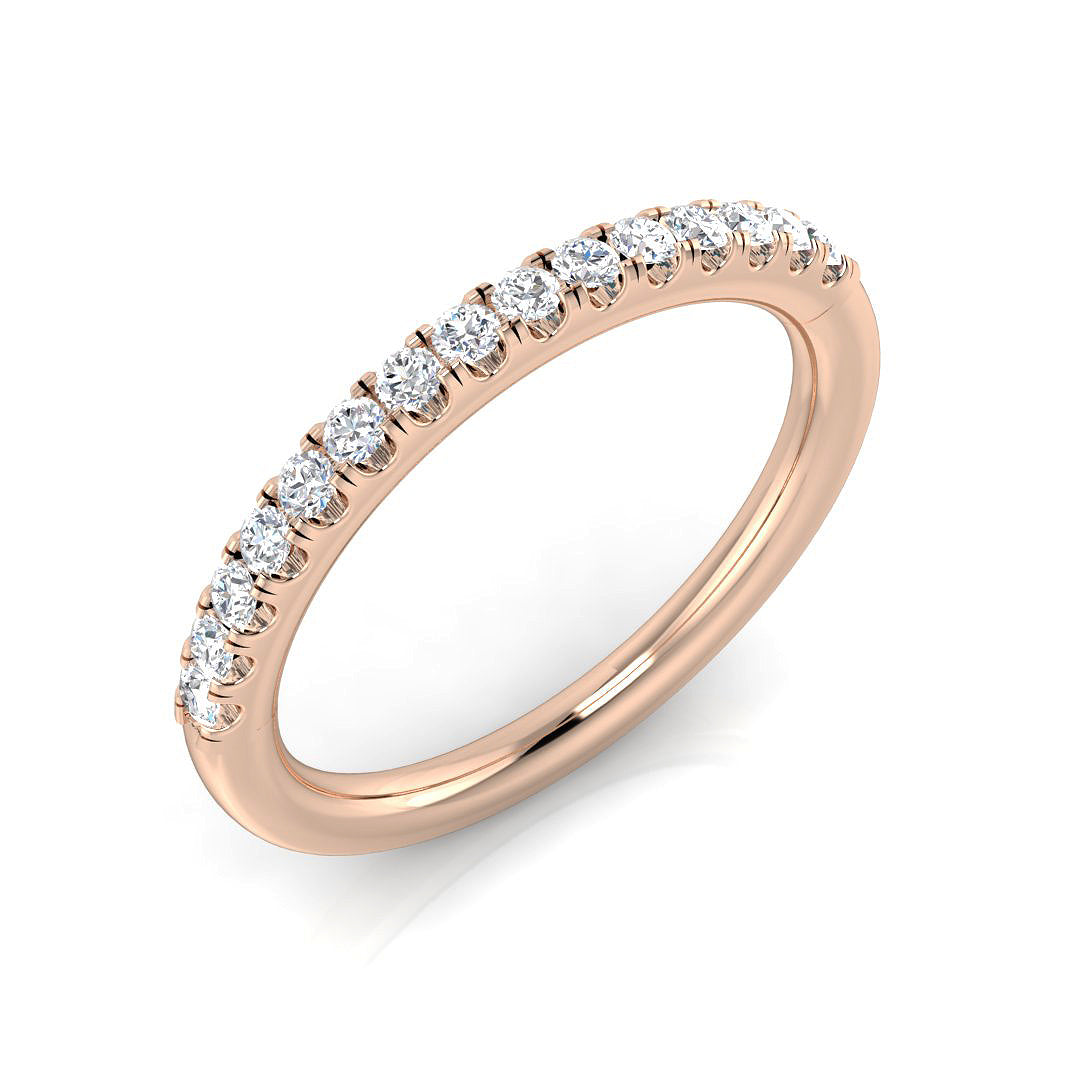Half Eternity Diamond Ring 0.14ct–2.18ct – SR4962 – 18k Rose Gold