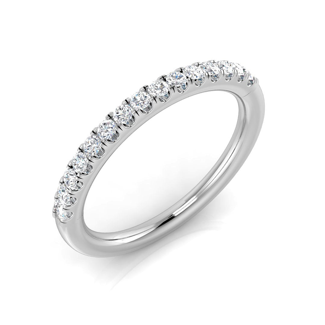 Half Eternity Diamond Ring 0.14ct–2.18ct – SR4962 – 18k White Gold