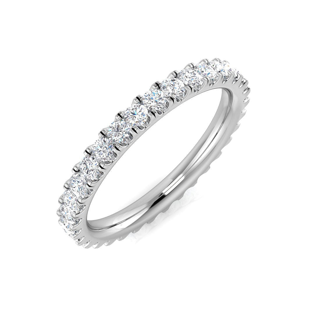 Full Eternity Diamond Ring 0.2ct–4.15ct – SR512 – 18k White Gold