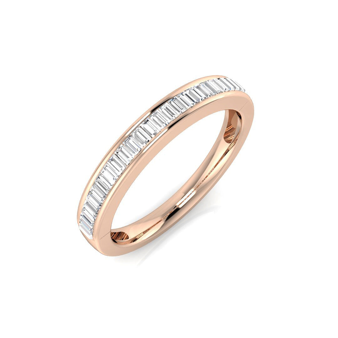 Half Eternity Diamond Ring 0.28ct–0.94ct – BJR0131B – 18k Rose Gold
