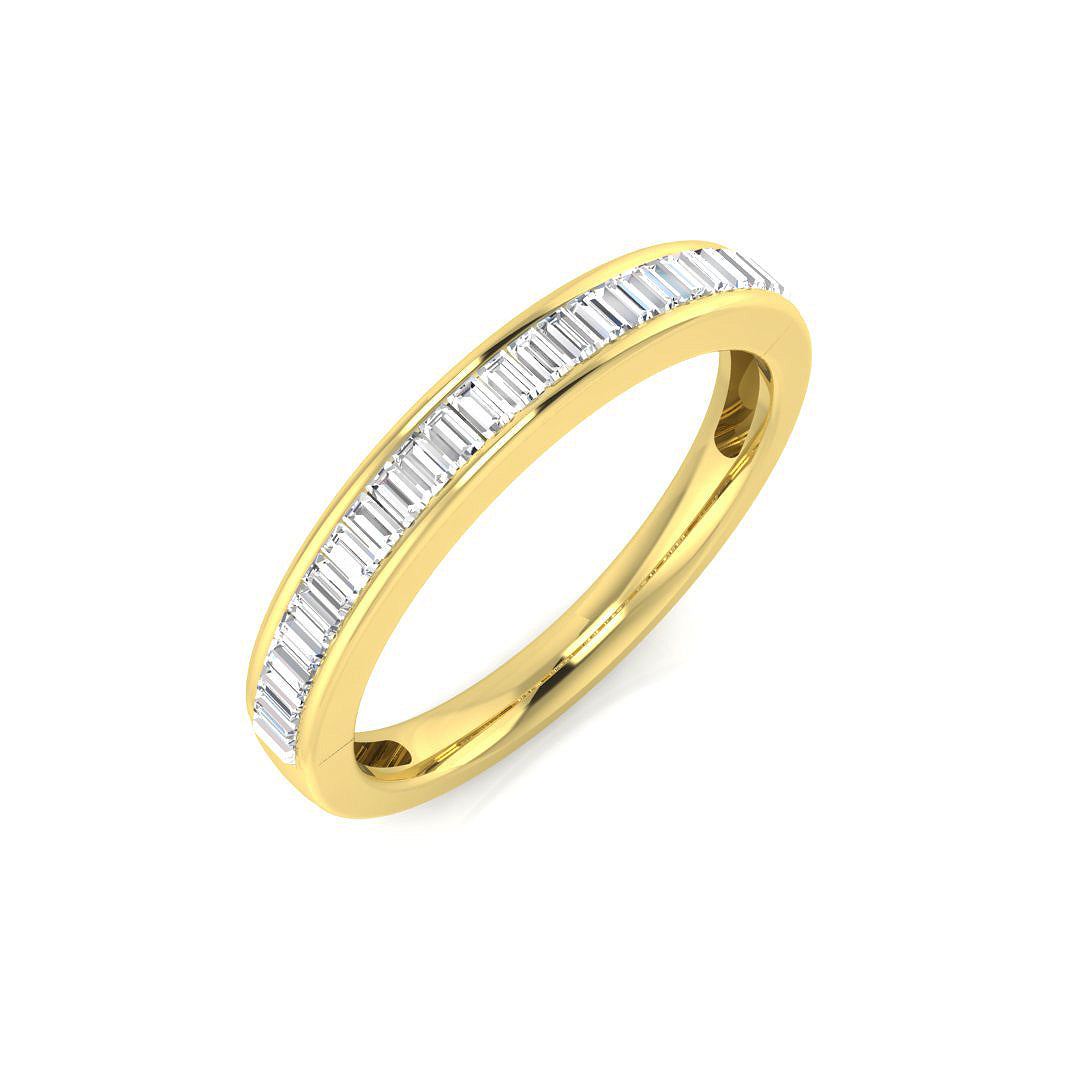 Half Eternity Diamond Ring 0.28ct–0.94ct – BJR0131B – 18k Yellow Gold