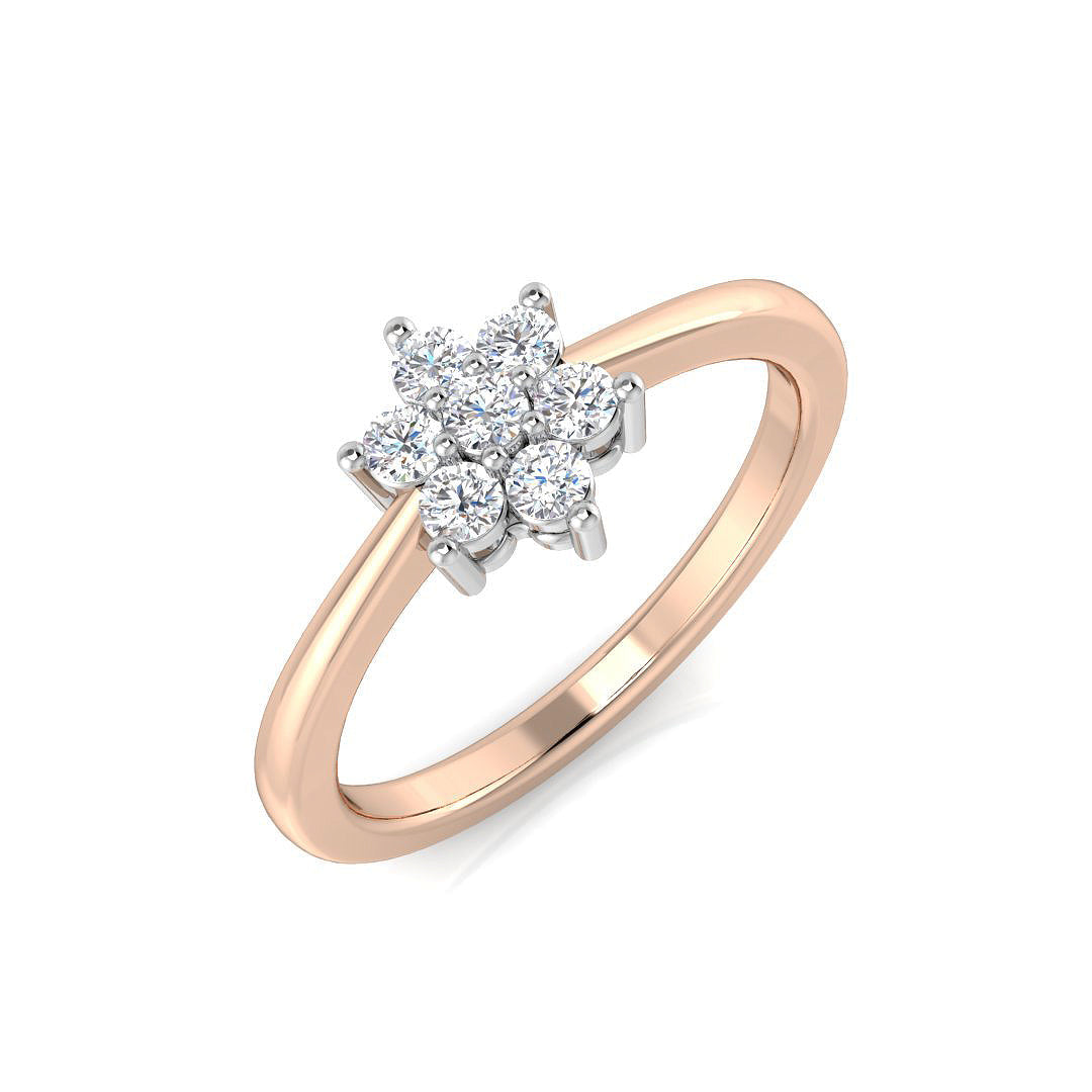 Multi Stone Diamond Ring 0.22ct–4.79ct – SL8523 – 18k Rose Gold