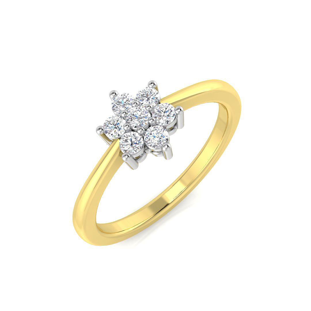 Multi Stone Diamond Ring 0.22ct–4.79ct – SL8523 – 18k Yellow Gold