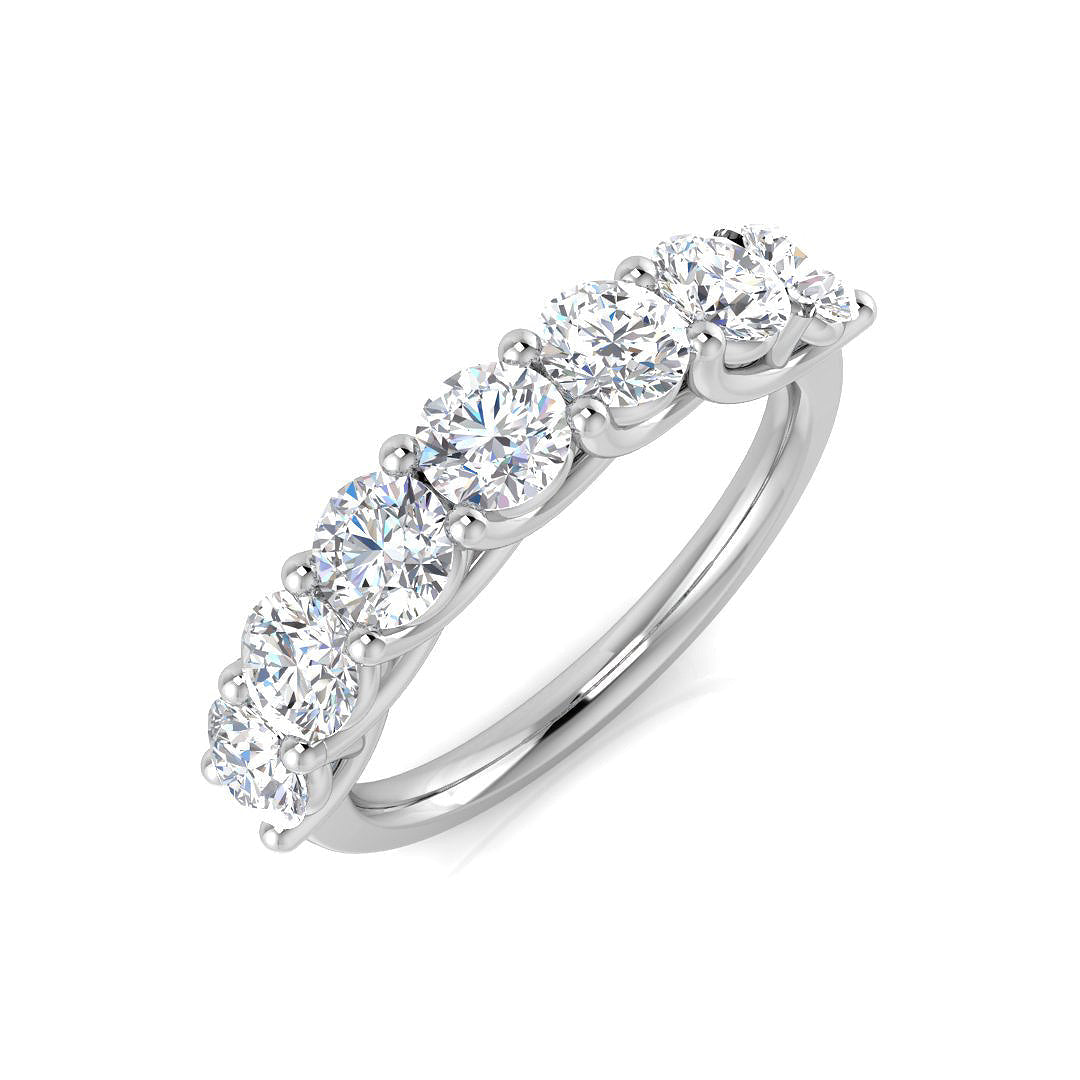 Multi Stone Diamond Ring 0.31ct–2.12ct – SR1933 – 18k White Gold
