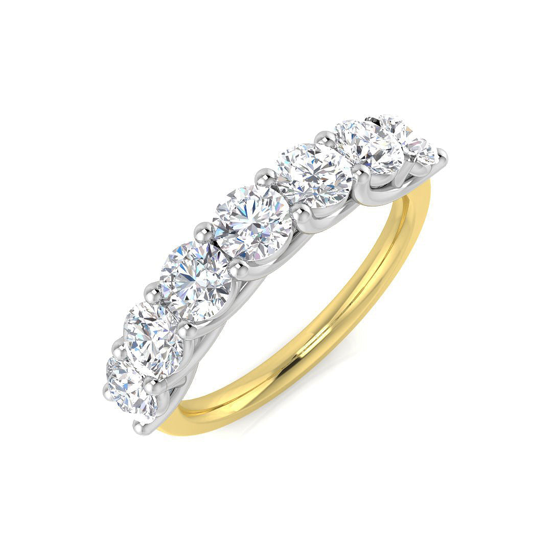 Multi Stone Diamond Ring 0.31ct–2.12ct – SR1933 – 18k Yellow Gold