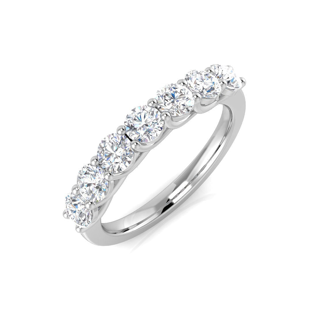 Multi Stone Diamond Ring 0.31ct–2.12ct – SR1933 – 18k White Gold