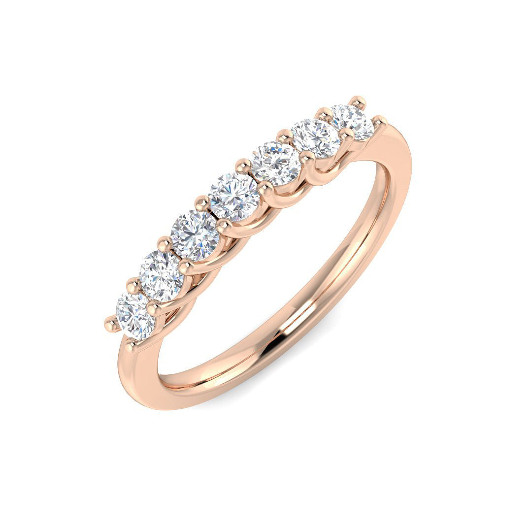 Multi Stone Diamond Ring 0.31ct–2.12ct – SR1933 – 18k Rose Gold