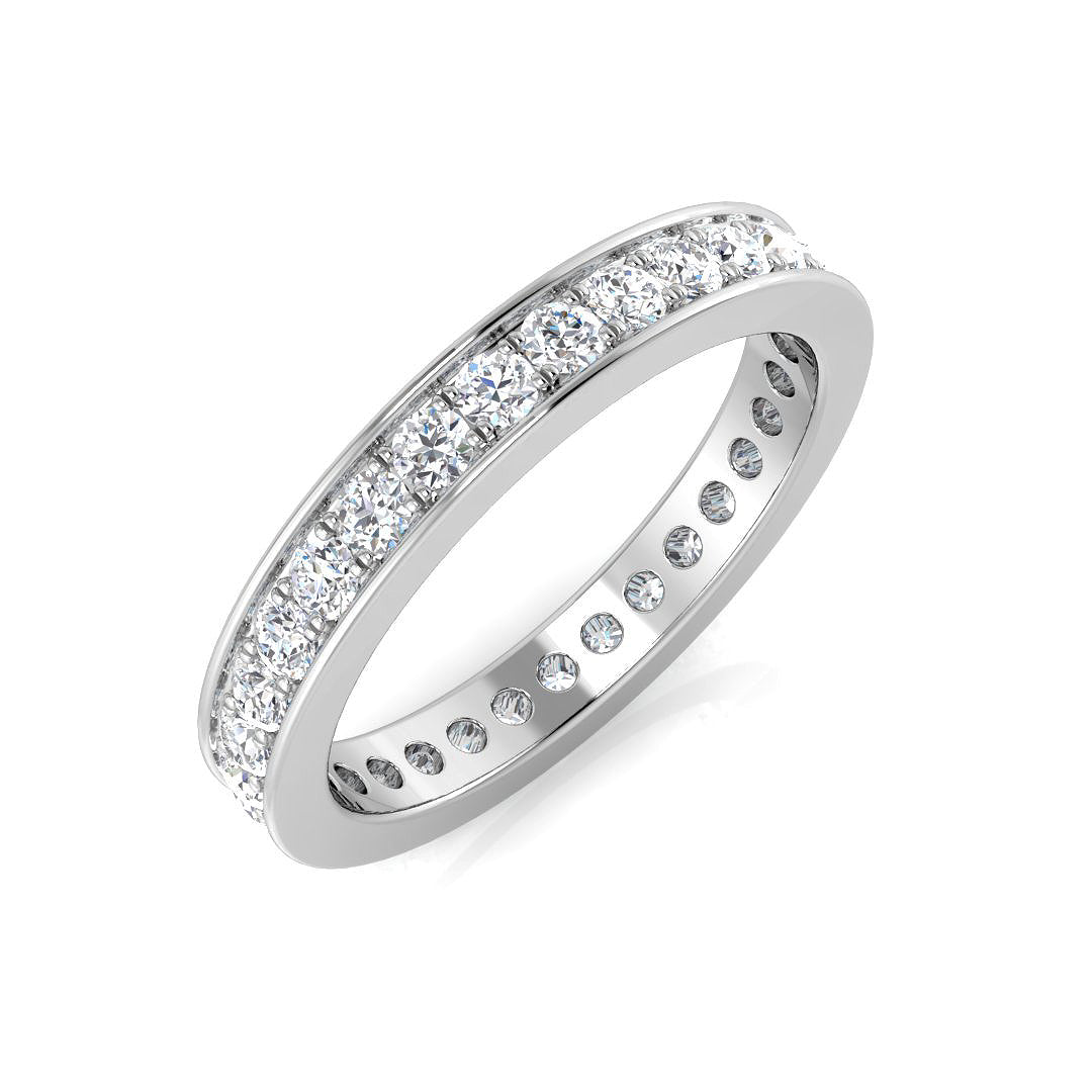 Full Eternity Diamond Ring 0.47ct–0.8ct – BJR0247 – 18k White Gold