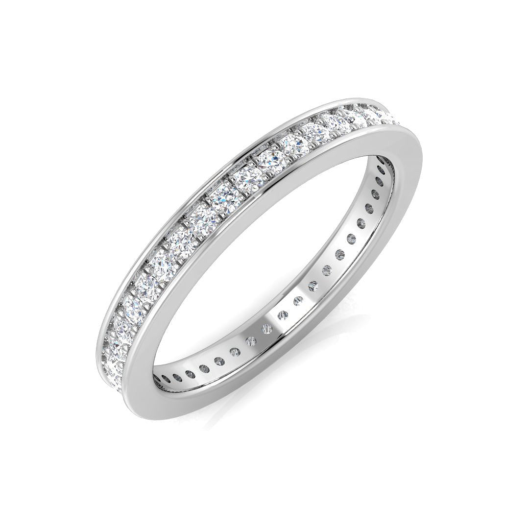 Full Eternity Diamond Ring 0.47ct–0.8ct – BJR0247 – 18k White Gold