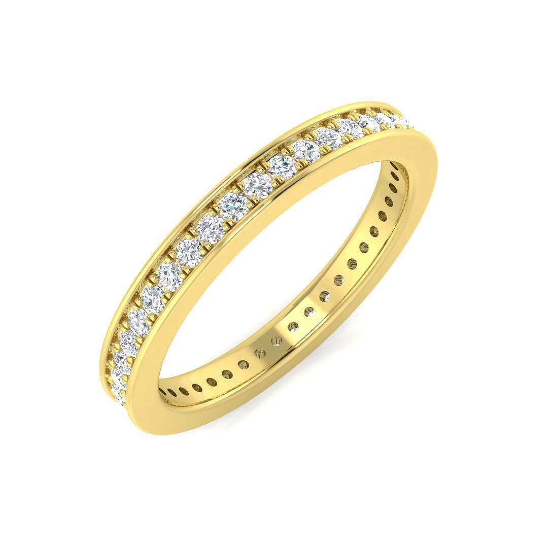 Full Eternity Diamond Ring 0.47ct–0.8ct – BJR0247 – 18k Yellow Gold